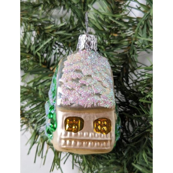 Christmas Cottage Retired Old World Christmas Inge Glas Ornament - Picture 2 of 4